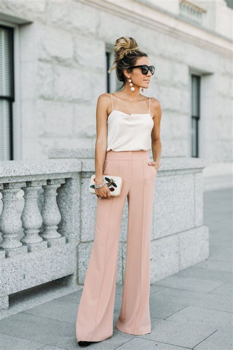 elegant wide leg pants outfit.